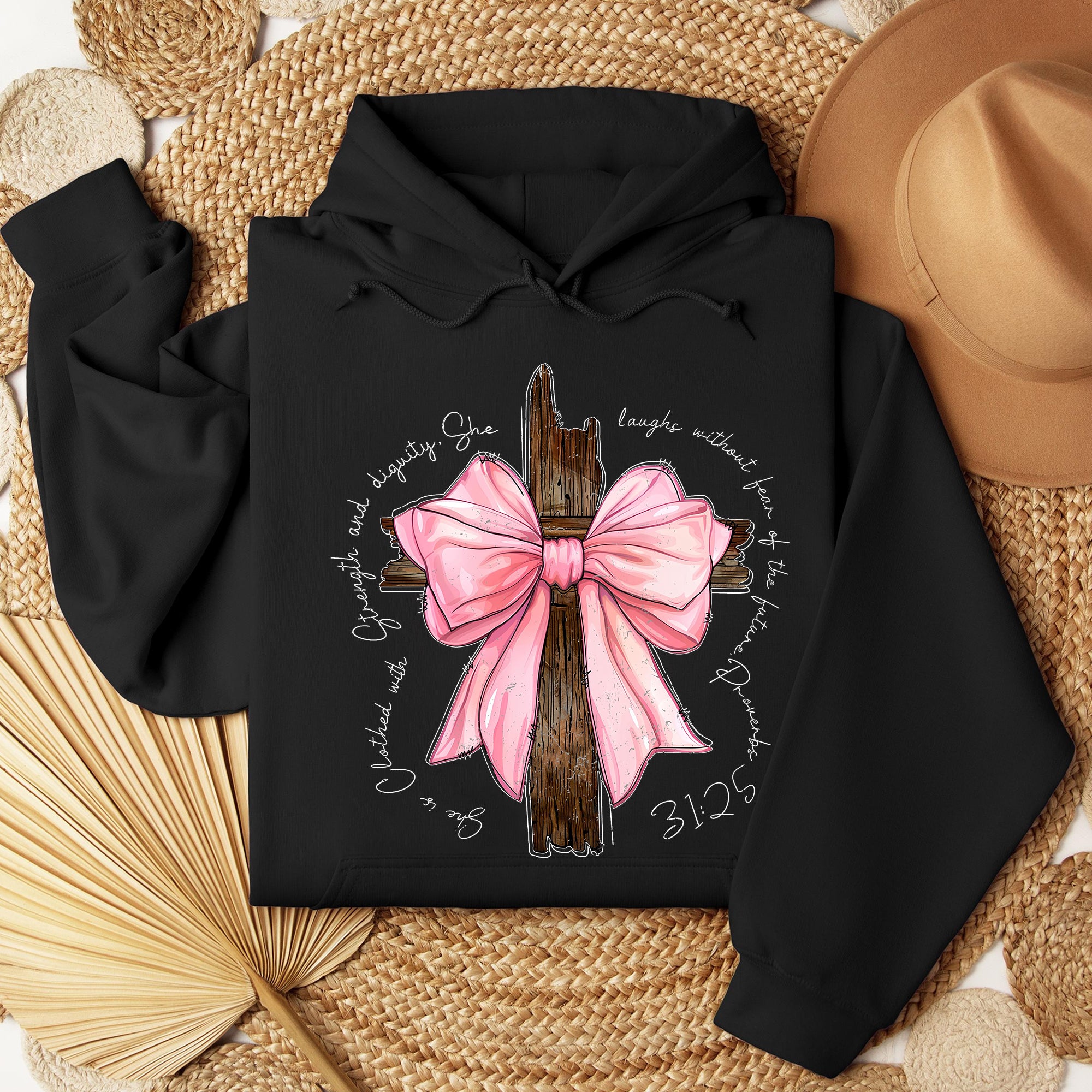 Jesus Coquette Bow Sweatshirt, Nativity Scene Sweatshirt, Baby Jesus Sweatshirt, Bible Verse Shirt. ILAF21